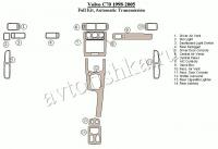 Декоративные накладки салона Volvo C70 1998-2005 полный набор, Автоматическая коробка передач