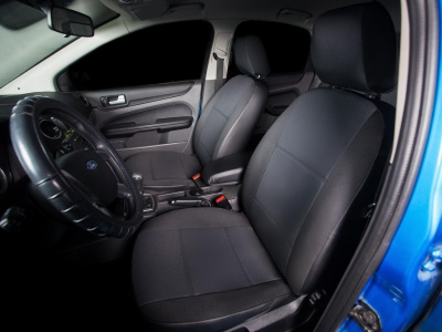 Mazda CX-5 (12–/15–) Чехлы на сиденья (жаккард), цвет - тёмно-серый (Drive Direct 40/60)