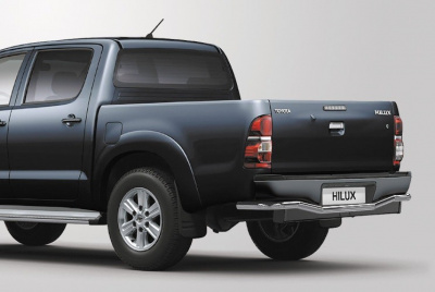 Toyota Hilux (09–/12–) Защита задняя волна 60 мм